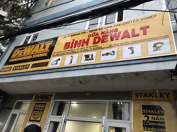 Thi Công Bảng Hiệu Quảng Cáo Dewalt
